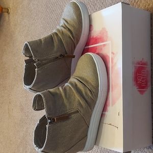 Not rated wedge sneakers